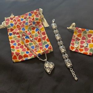 Brighton Dallas Heart Crystal 3 Piece Set